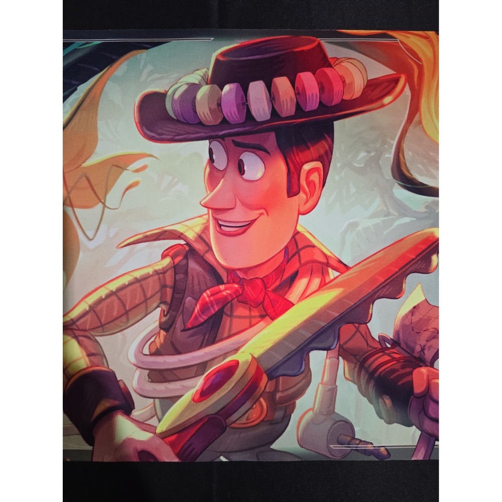 Disney Lorcana Woody Set Championship Playmat Wilds Unknown D23 Ravensburger - Picture 3 of 5